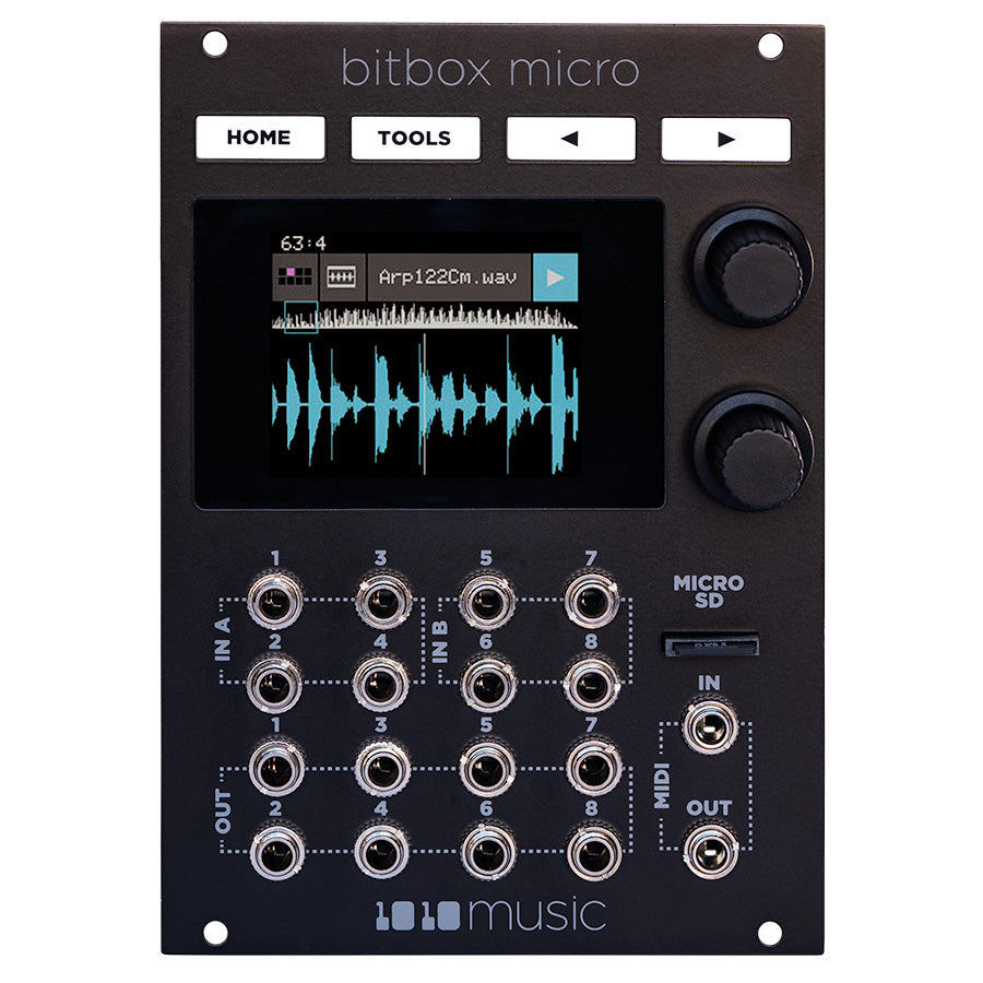 1010music Bitbox Micro Black Edition – Compact Sampling Module