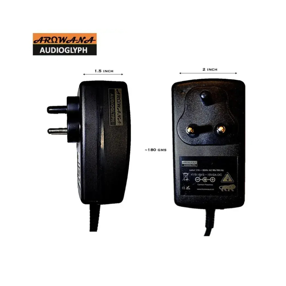 Arowana Audioglyph Studio Grade 15V 1A Adapter