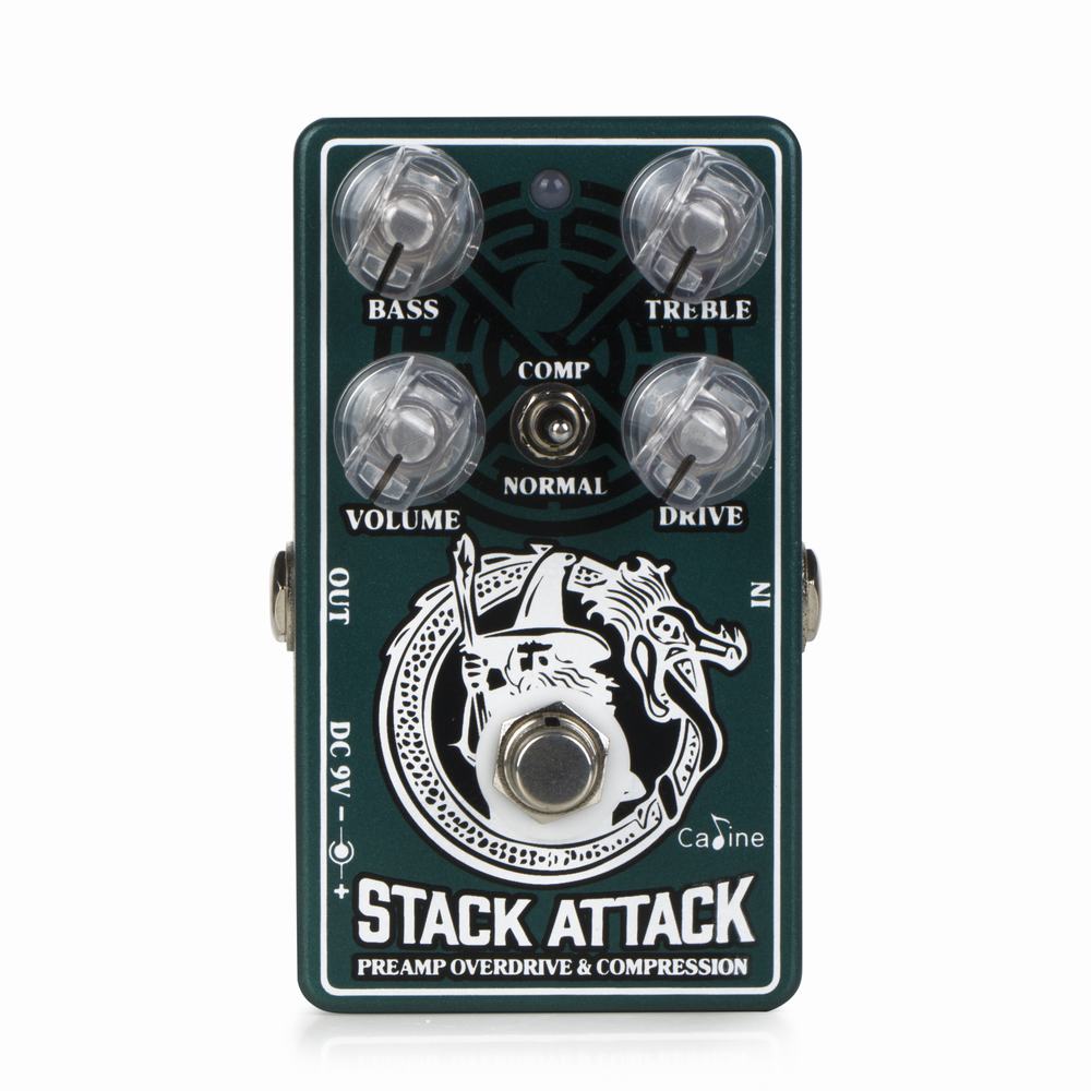 Caline CP-509 Stack Attack Preamp, Overdrive &amp; Compressor Pedal