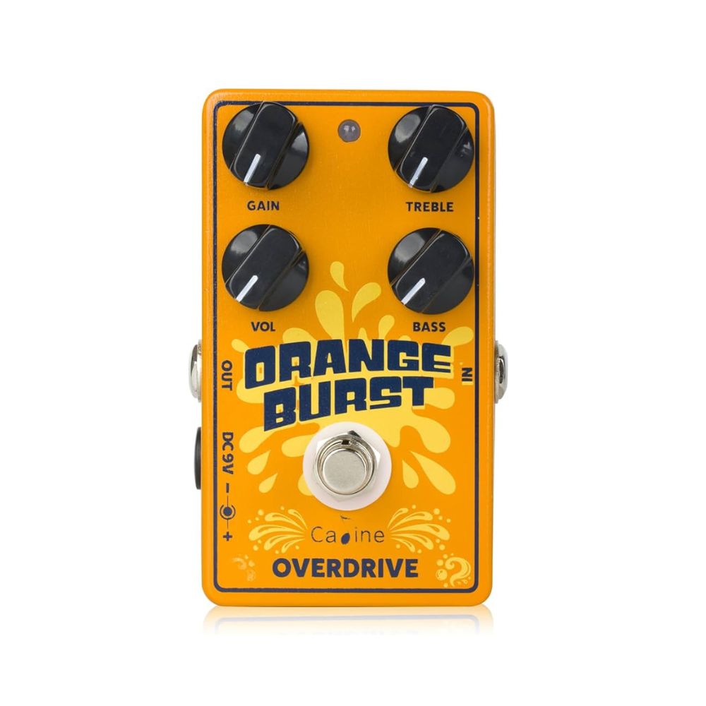 Caline CP-516 Orange Burst Overdrive Pedal –