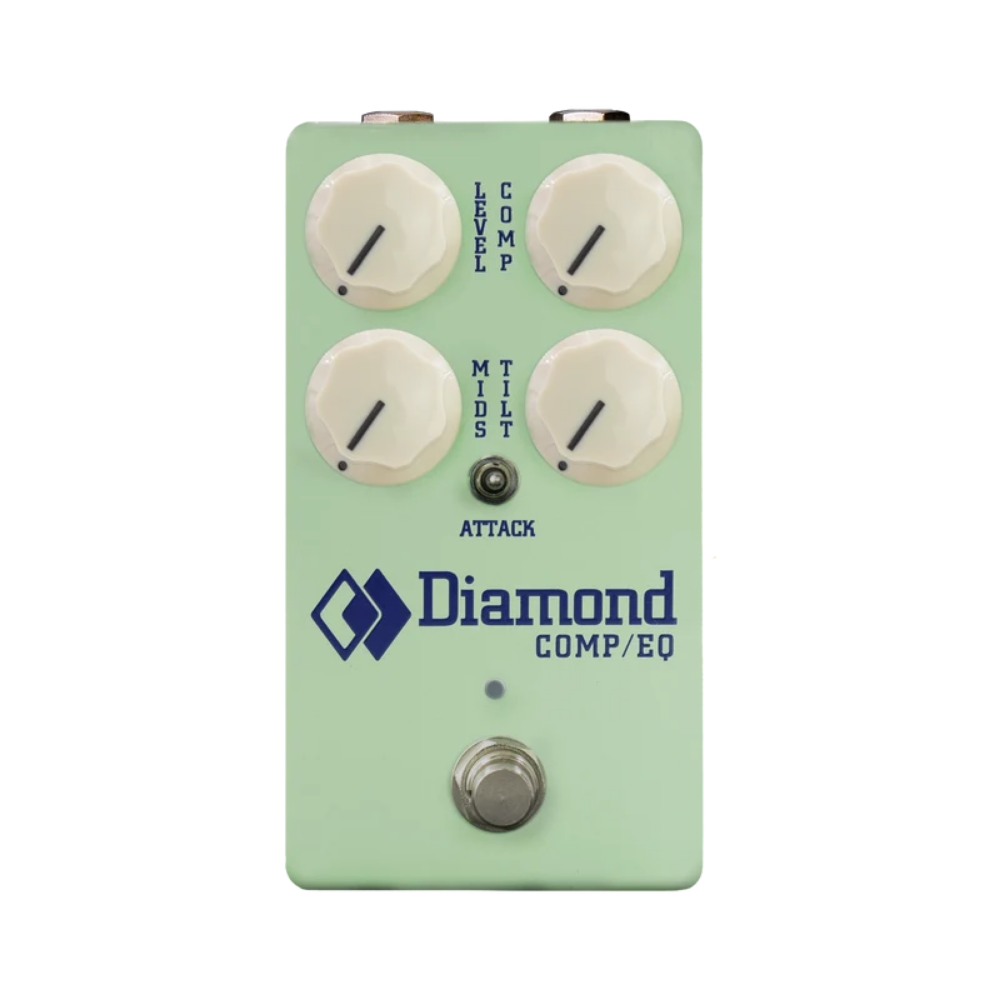 Diamond Pedals Surf Green Comp/EQ- Optical Compressor and Tilt EQ Pedal
