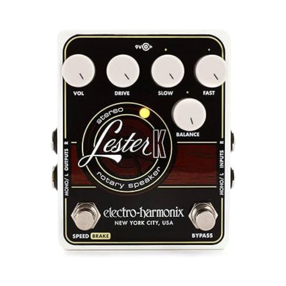 Electro-Harmonix Lester K Stereo Rotary Speaker Emulator Pedal