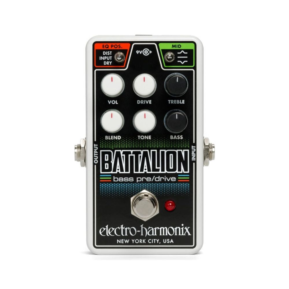 Electro-Harmonix Nano Battalion Bass Preamp & Overdrive Pedal