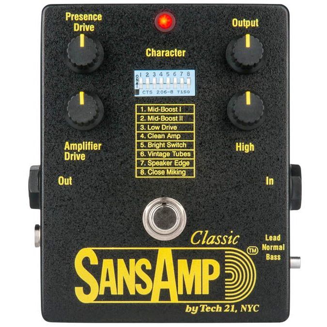 Tech 21 SansAmp Classic Tube Amp Emulator Pedal