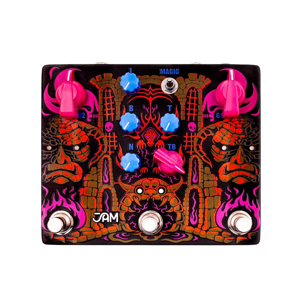 JAM Pedals Tiny Amp Destroyer Distortion Effect Pedal, Stu Mackenzie Signature