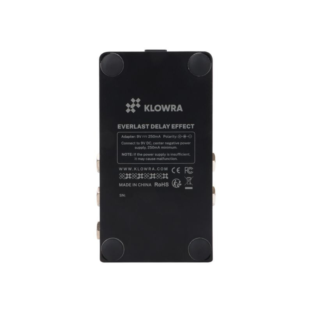 Klowra Everlast Single Footswitch Multi-Type Delay Pedal
