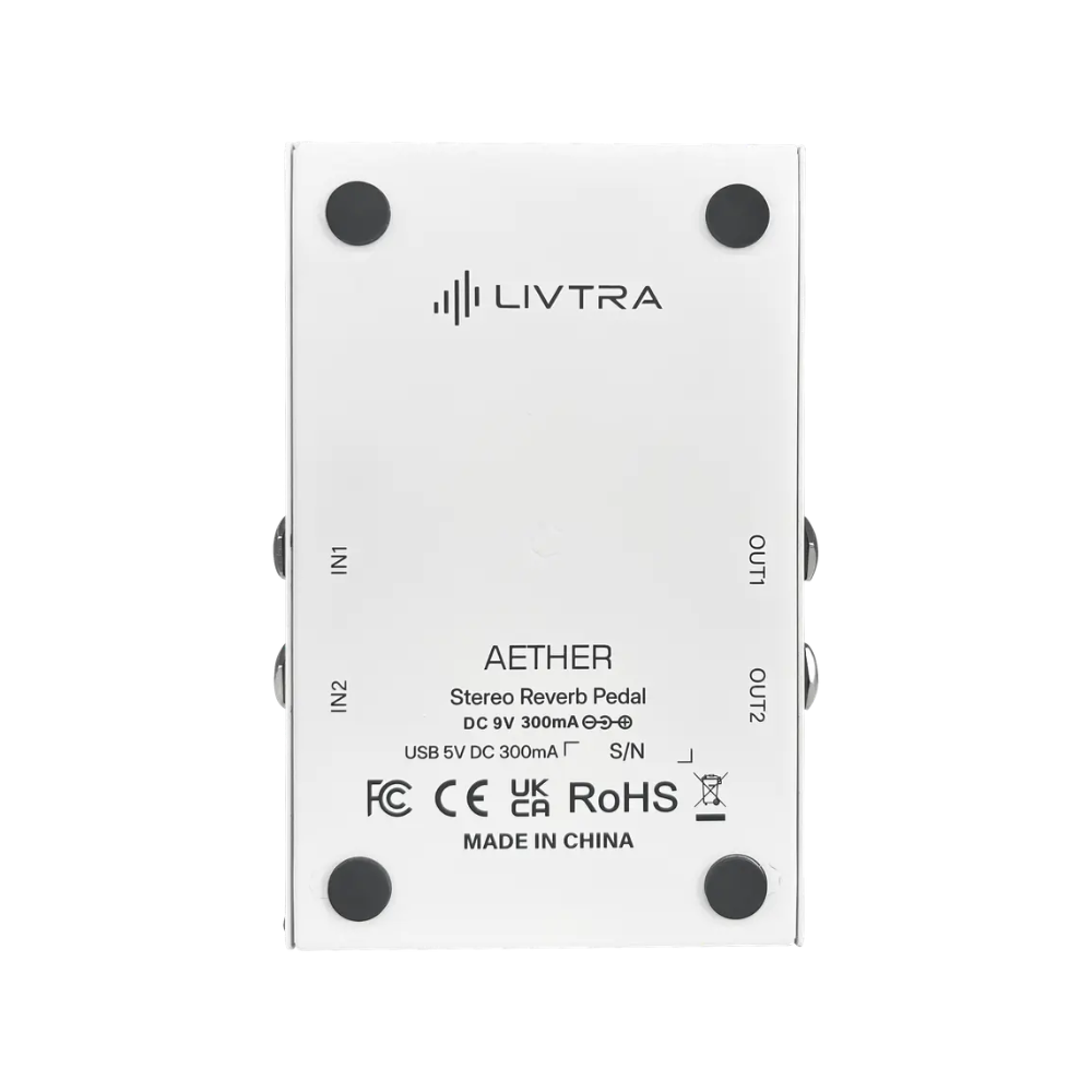 Livtra Music AETHER Stereo Reverb Pedal