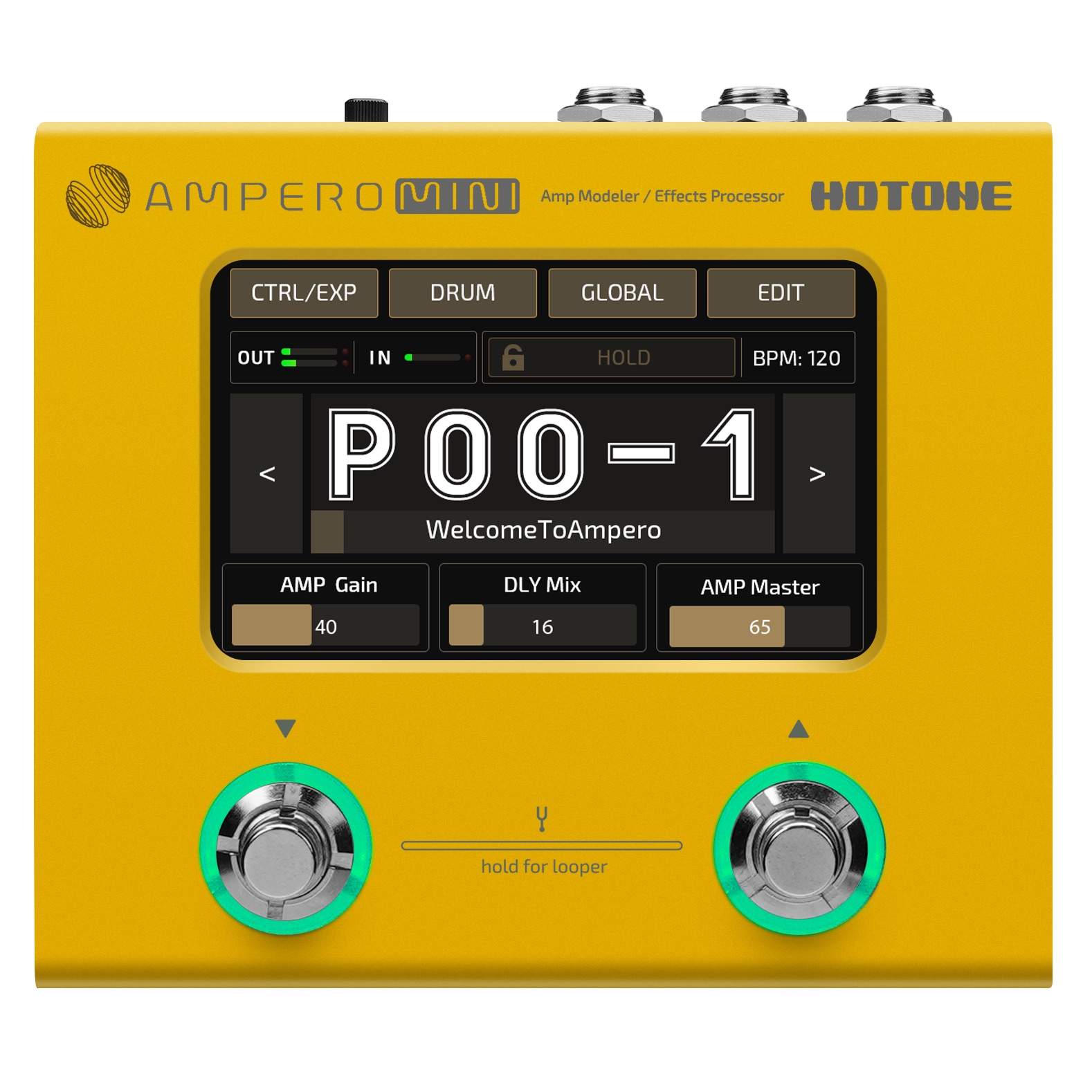 Hotone Ampero Mini Amp Modeler/Effects Processor