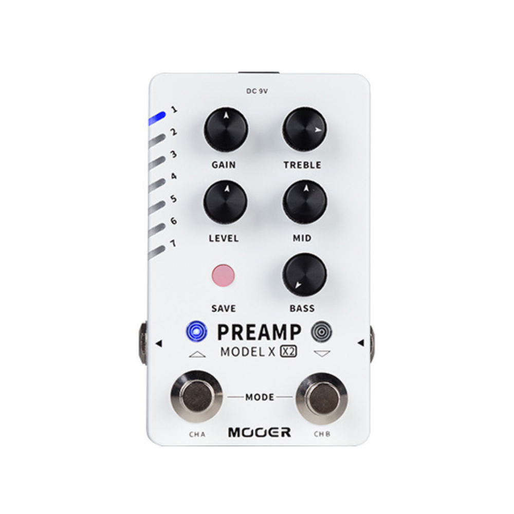 Mooer Preamp Model X- X2 Digital Preamp Pedal