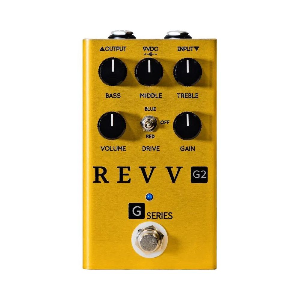 Revv G2 Limited Edition Gold Dynamic Overdrive Pedal