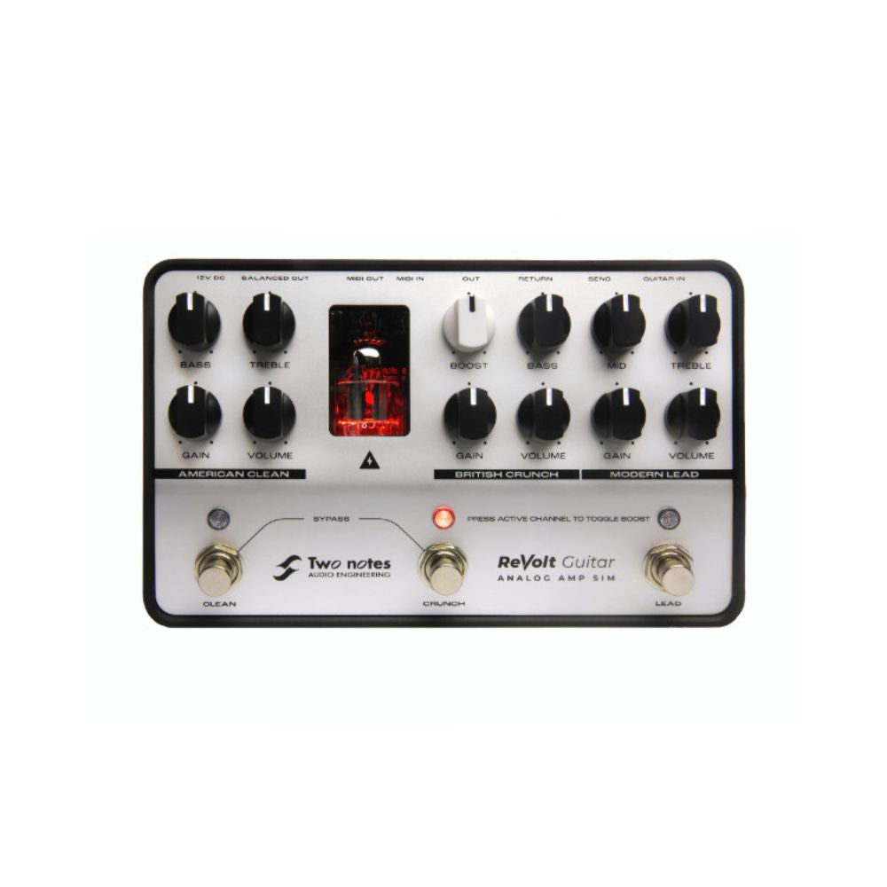 analog guitar preamp pedal Two Notes Revolt Guitar Analog Amp Sim Pedal – Stompbox.in