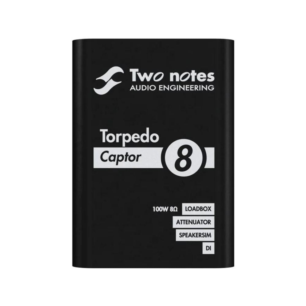 Two Notes Torpedo Captor 8 Ohms Loadbox DI &amp; Attenuator