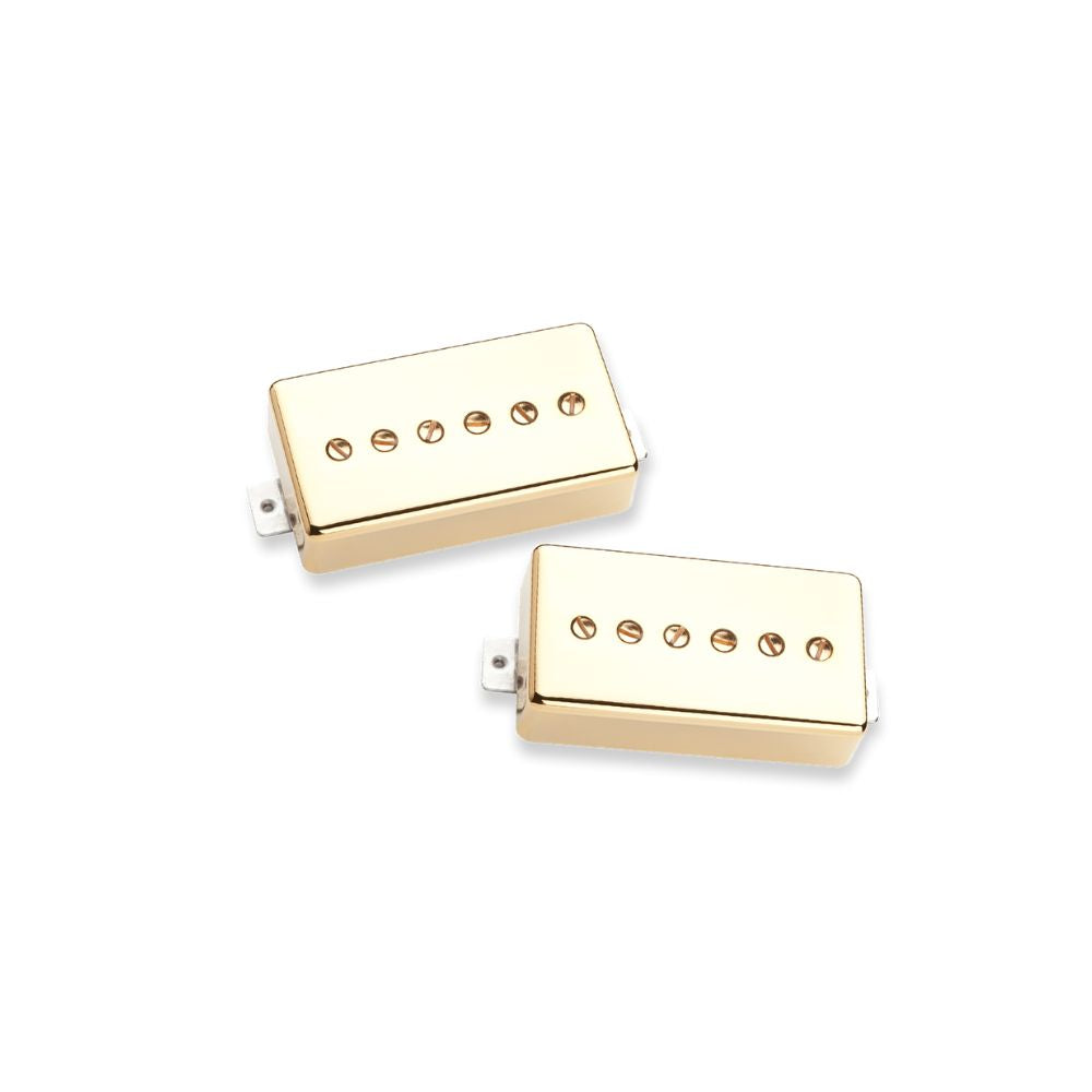 Seymour Duncan P90 Hot Phat Cat Silencer Noiseless, Humbucker-Sized Pickups Gold