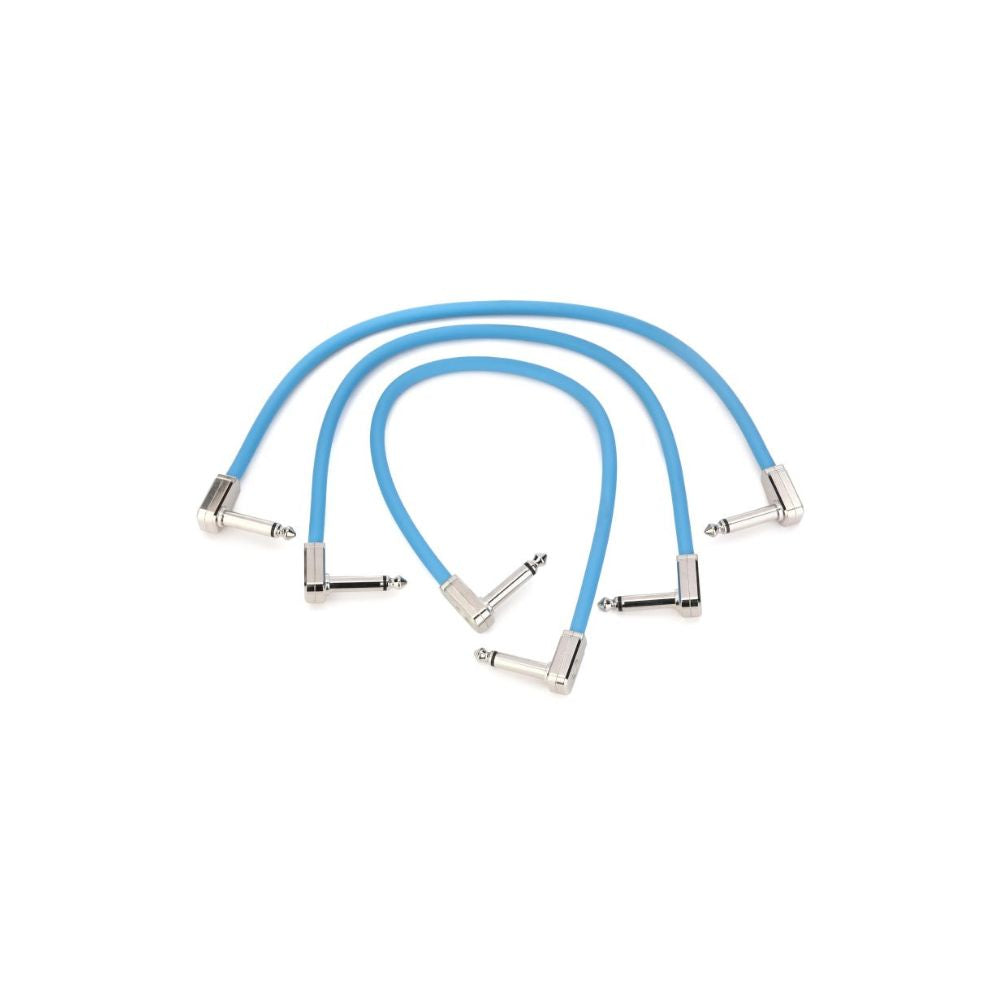 Ernie Ball Flex Patch Cable - 12 inches, 3-pack