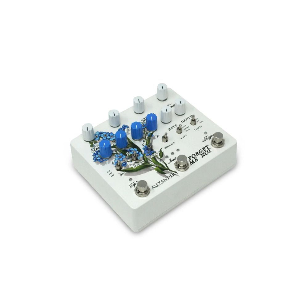 Alexander Pedals Forget-Me-Not Reverb Pedal Top