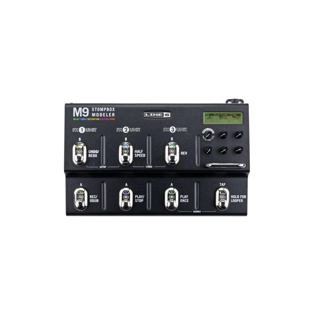 Line 6 M9 Stompbox Modeler Guitar Multi-Effects Pedal Front