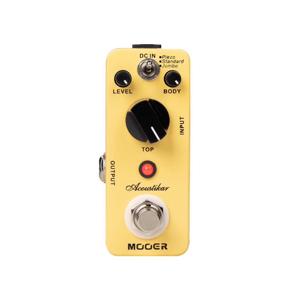 guitar simulator pedal Mooer Acoustikar Acoustic Guitar Simulator Pedal – Stompbox.in