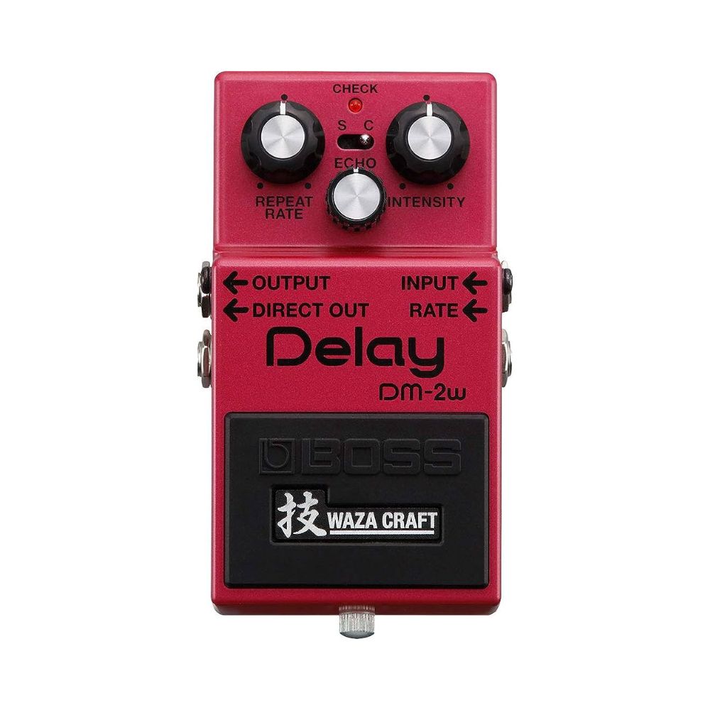 Boss DM-2W Waza Craft Delay Pedal front