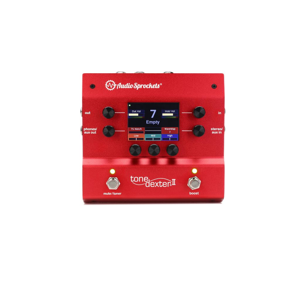 Audio Sprockets ToneDexter II Acoustic Instrument Preamp Pedal Front