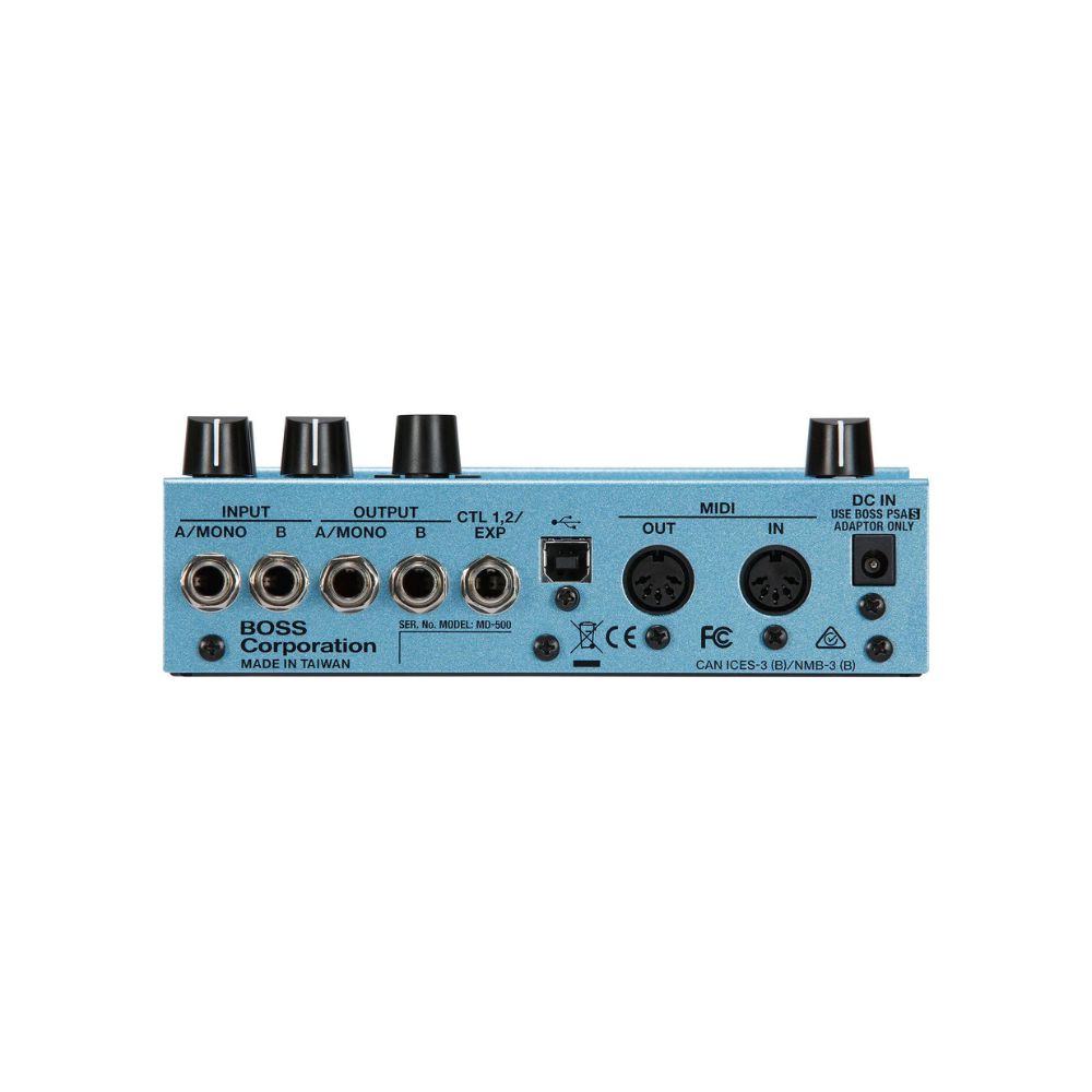 Boss MD500 Modulation Pedal Rear