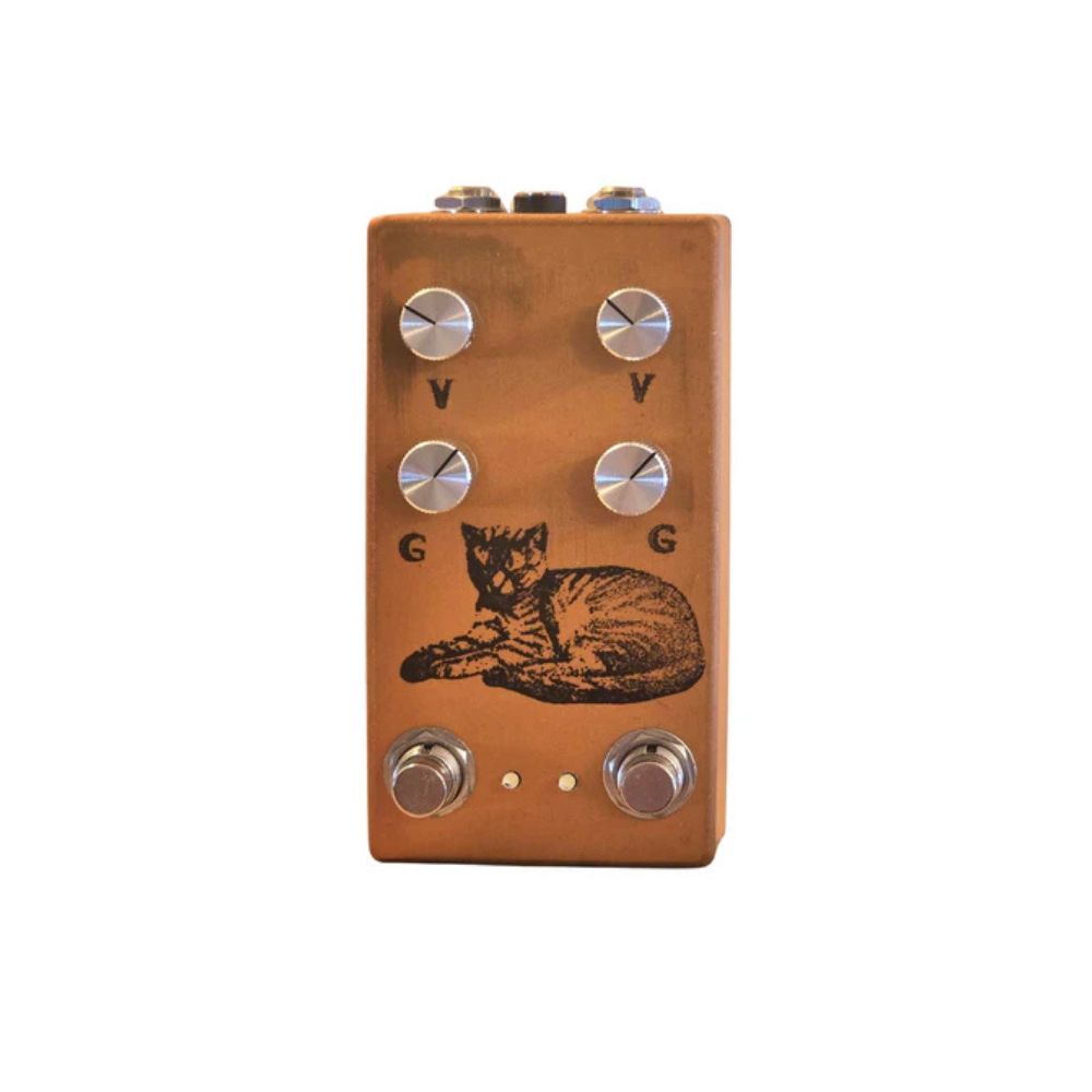 Farm Pedals AB Double Drive Overdrive Effect Pedal, Matte Orange