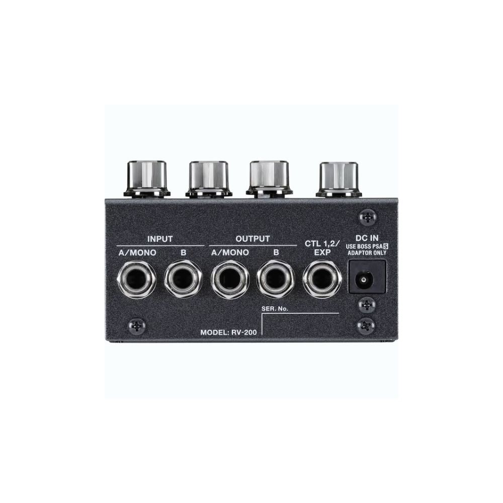 Boss RV-200 Reverb Effect Pedal Rear