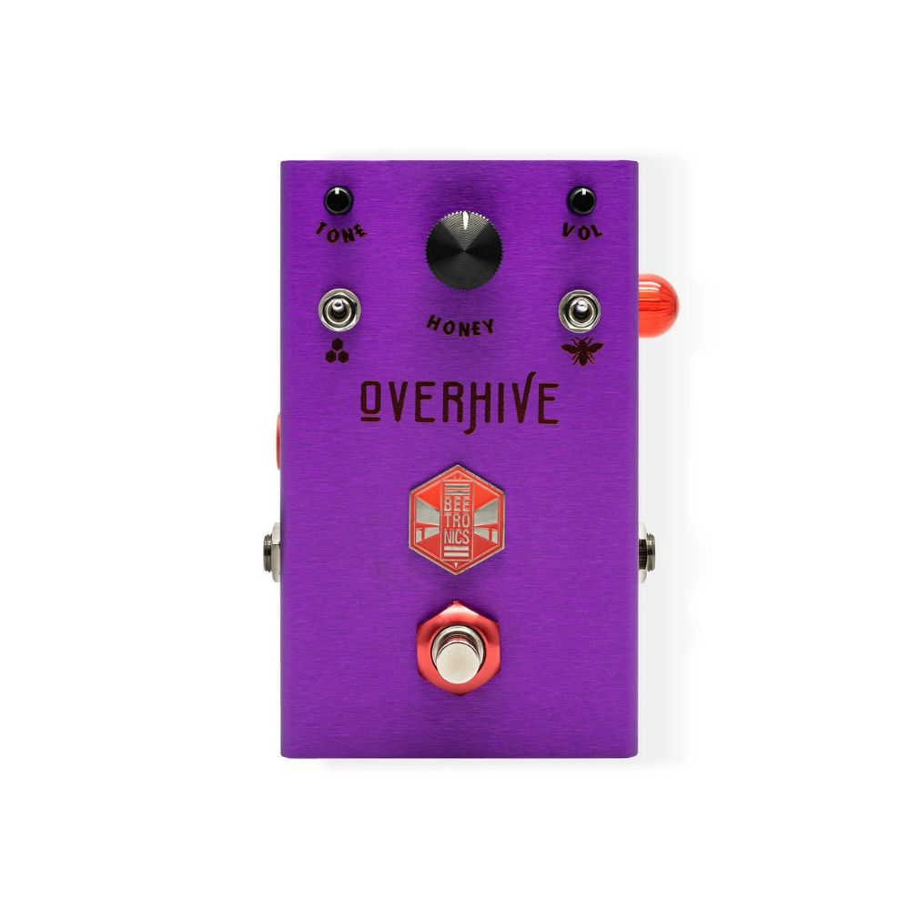 Beetronics Overhive Overdrive Guitar Effects Pedal, Ultra Violet