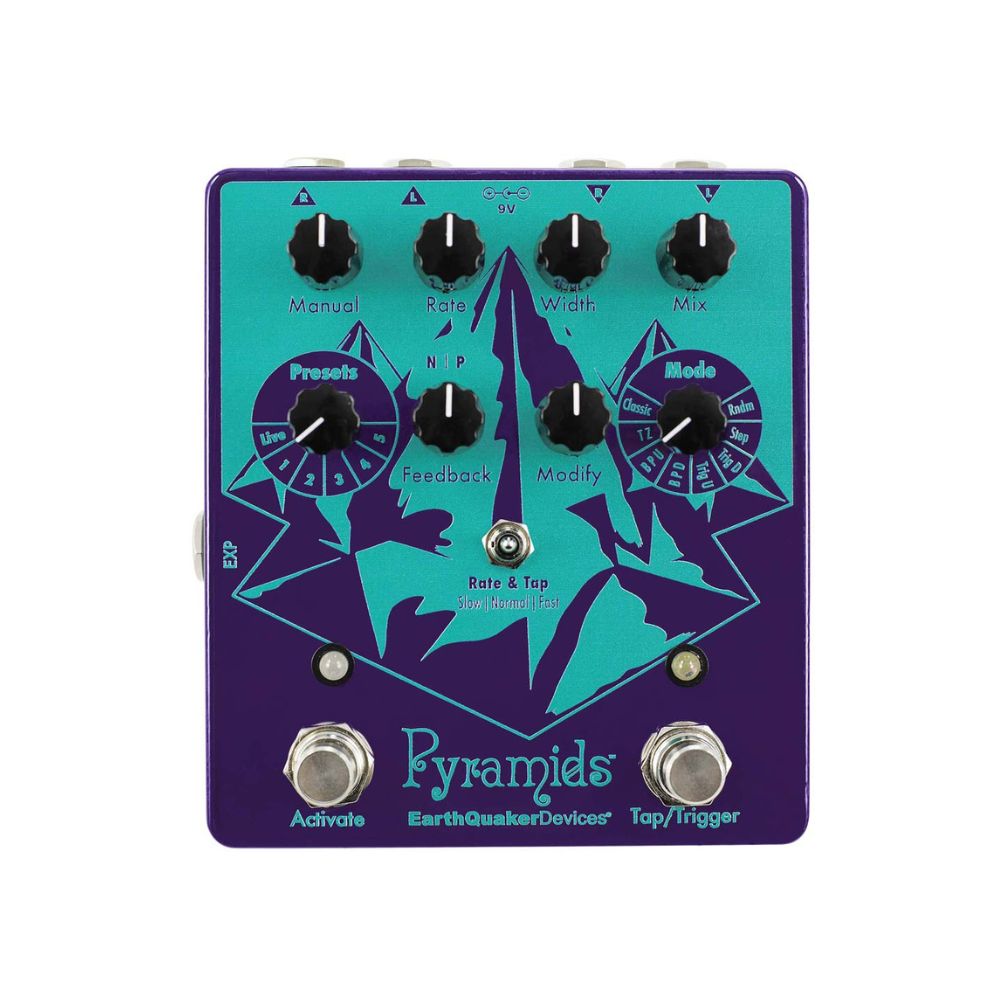 EarthQuaker Devices Pyramids Stereo Flanger Pedal