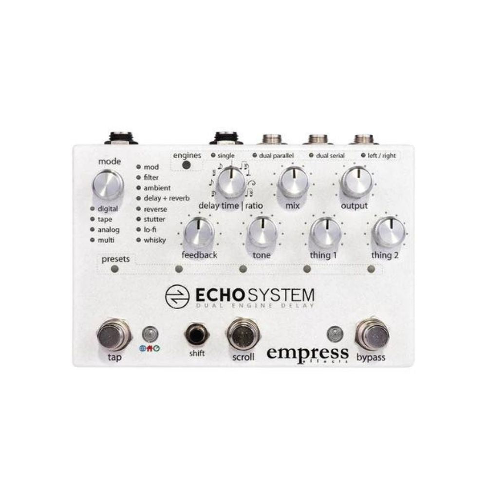 Empress Effects Echosystem Dual Delay Pedal