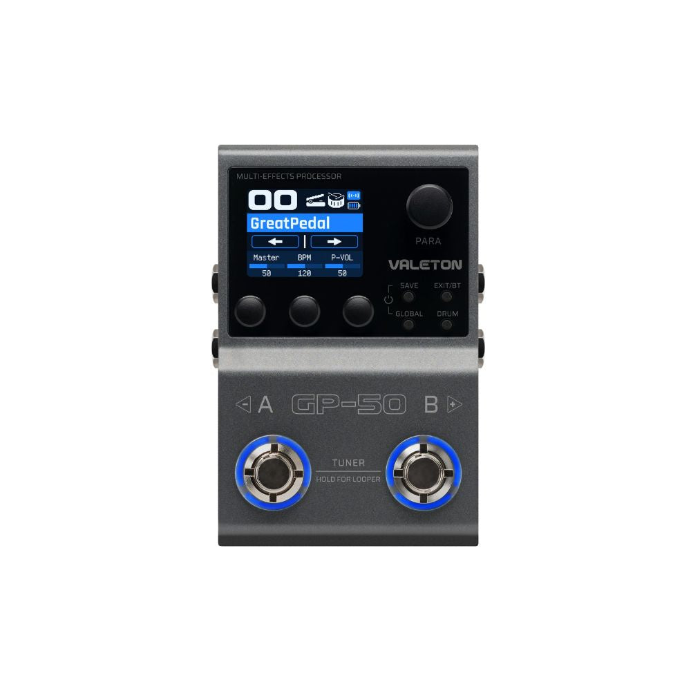 ギター Valeton GP-50 Valeton Gp-50 Multi-Effects Processor SnapTone & IR Loader