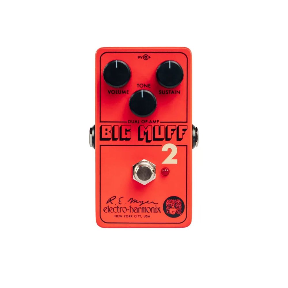 electro-harmonix BIG MUFF ギターエフェクター Electro-Harmonix Big Muff Pi 2 Dual Op-Amp Fuzz Guitar Effect