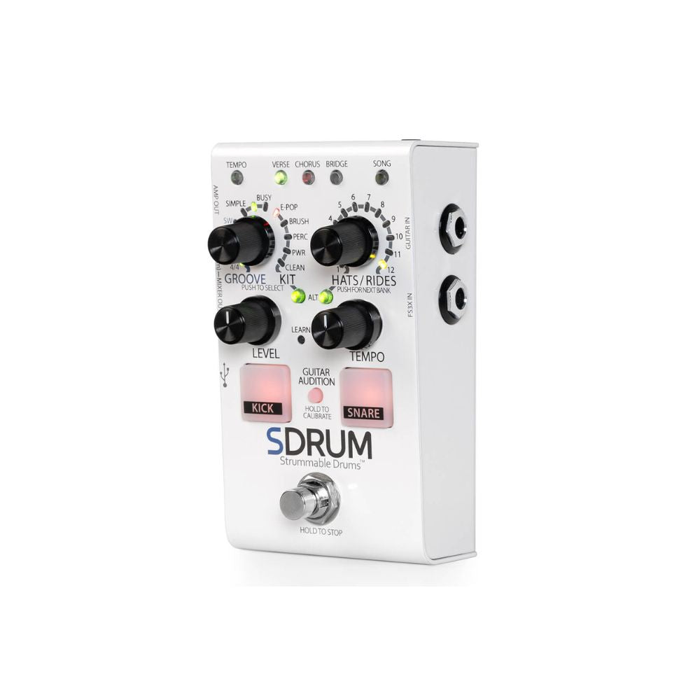 DigiTech Sdrum V-04 Strummable Drums Pedal Side