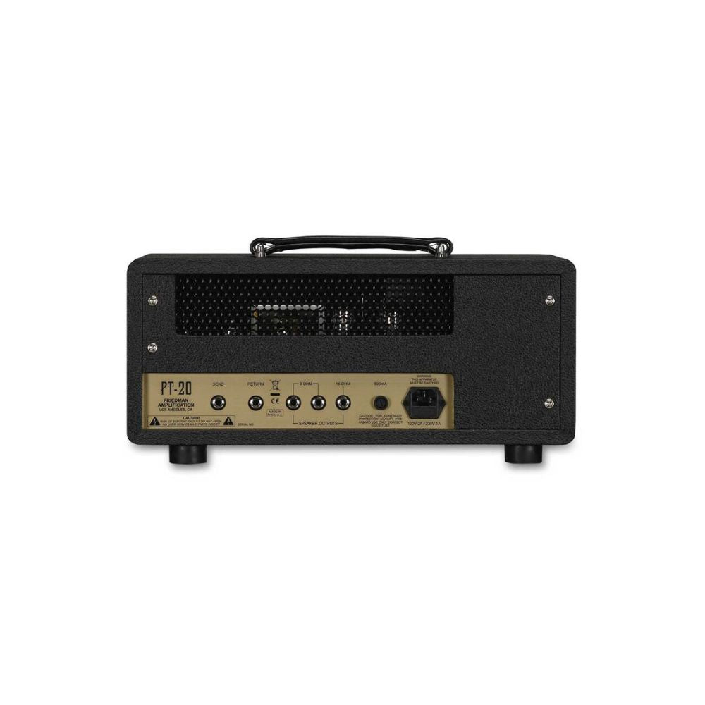 Friedman Amplification Pink Taco Single Channel - 20 Watts - Handwired Guitar Amplifier Head Rear