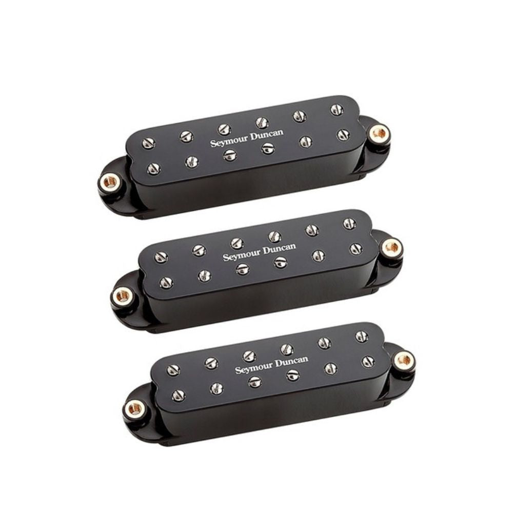 Seymour Duncan JB Jr. Strat - High Output Single Coil Sized Humbucker Pickups Set - Black