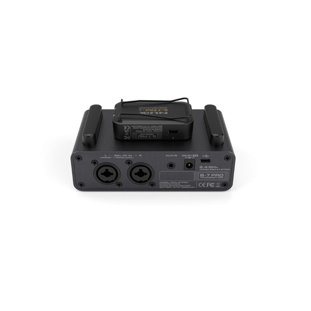 NUX B-7 Pro wireless in-ear monitor system Rear