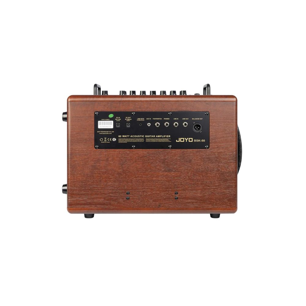 JOYO BSK-80 Acoustic Guitar Combo Amplifier Rear