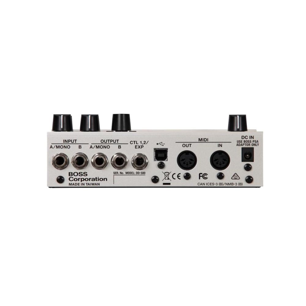 Boss DD-500 Digital Delay Pedal Rear