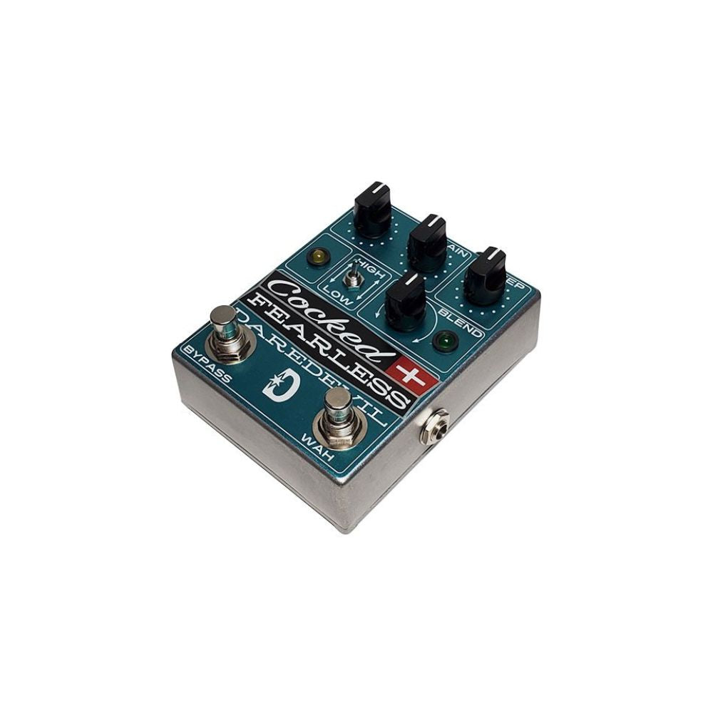Daredevil Cocked & Fearless Distortion / Fixed Wah Pedal Side
