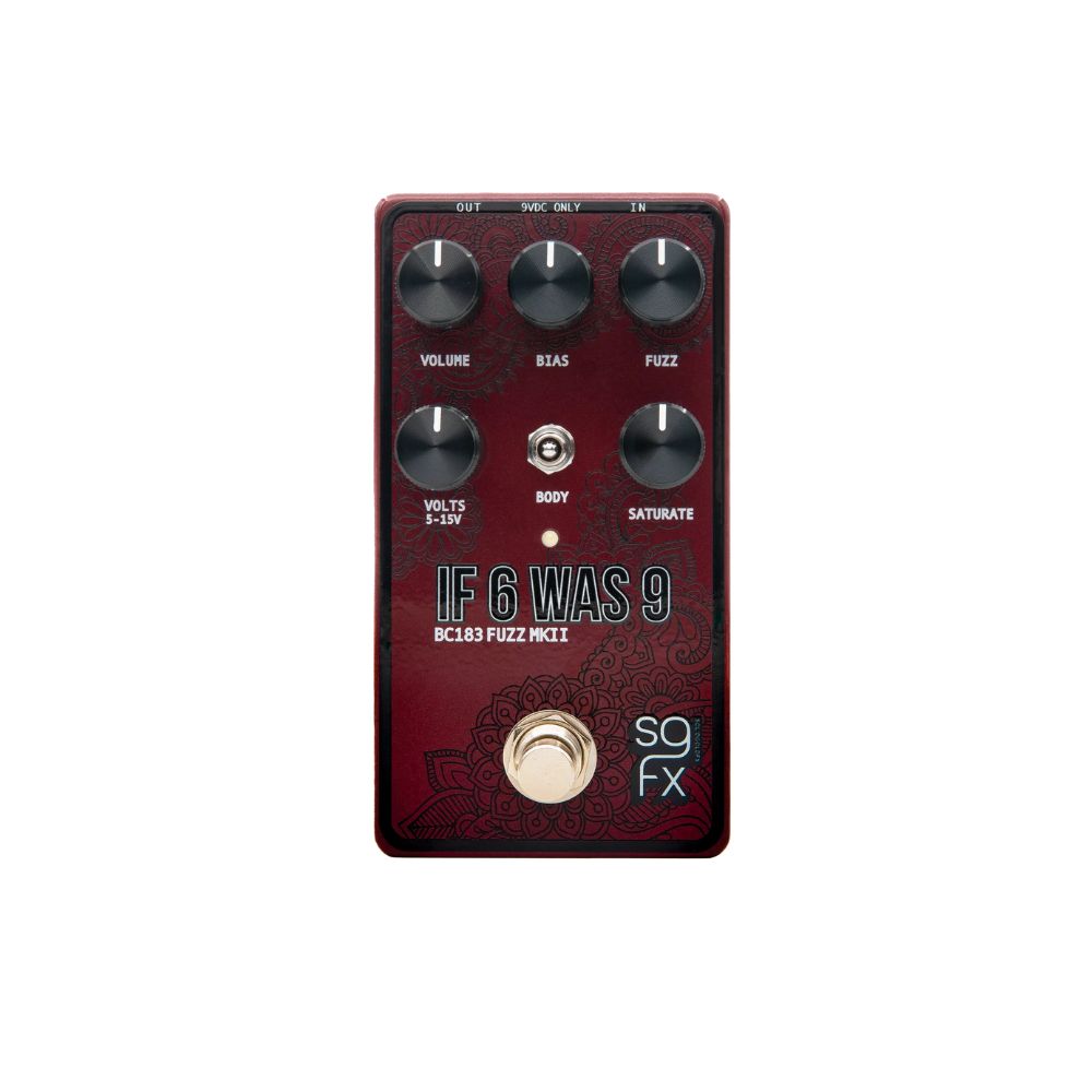 SolidGoldFX If 6 Was 9 MKII BC183 Silicon Fuzz-Face Style Fuzz Pedal Front