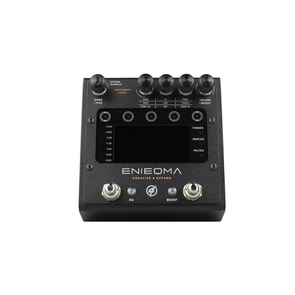 GFI System Enieqma EQ/Boost Pedal Front