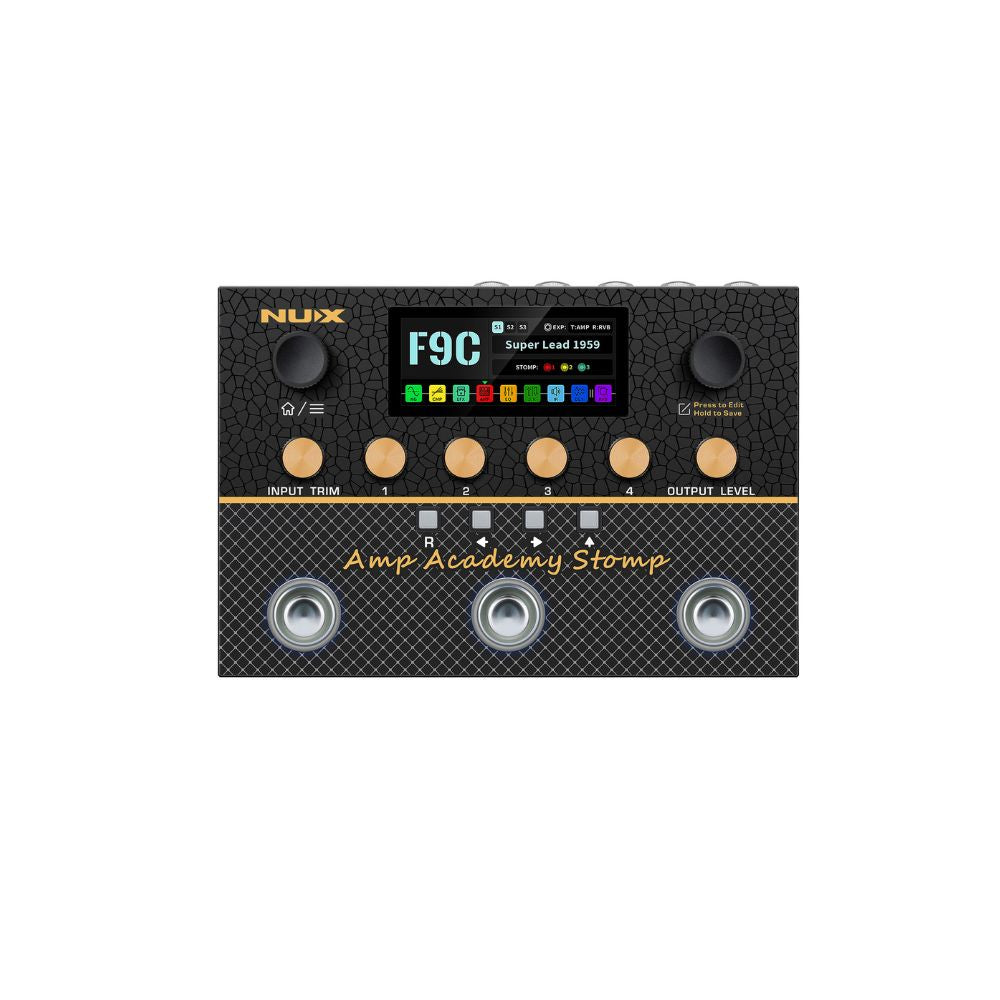 NUX NMA-3 Amp Academy Stomp Compact Modeler Pedal Front