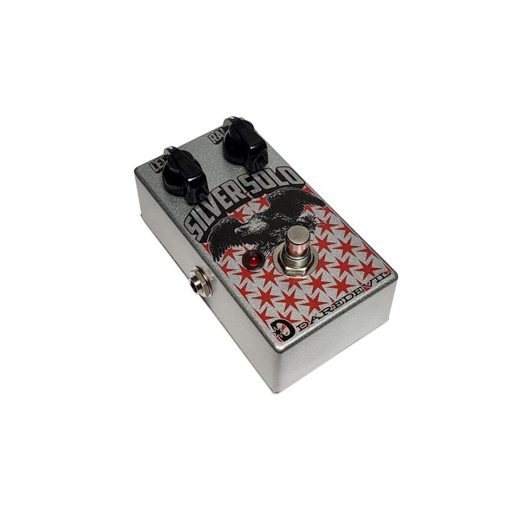 Daredevil Silver Solo Range Boost Pedal Side