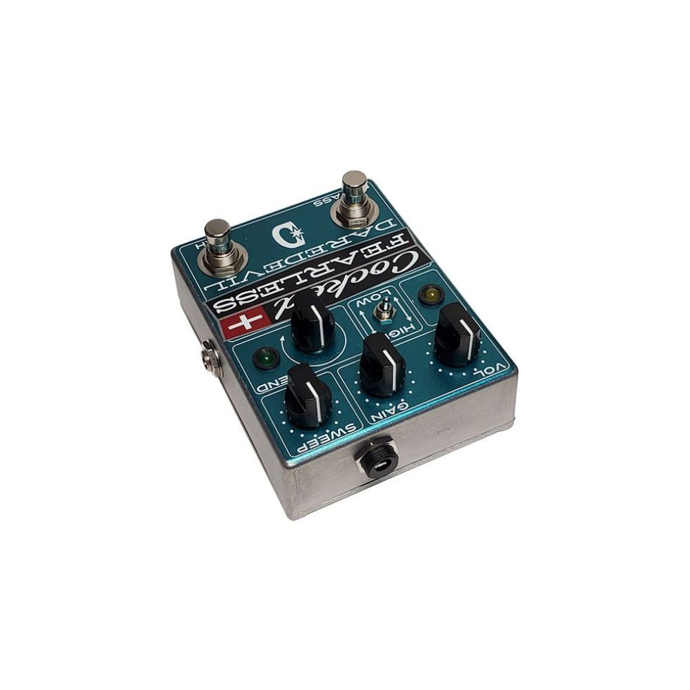 Daredevil Cocked & Fearless Distortion / Fixed Wah Pedal Side