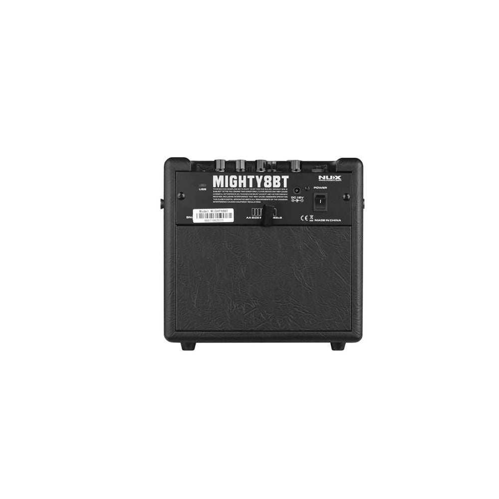 Nux Mighty 8 BT Guitar Amplifier Rear