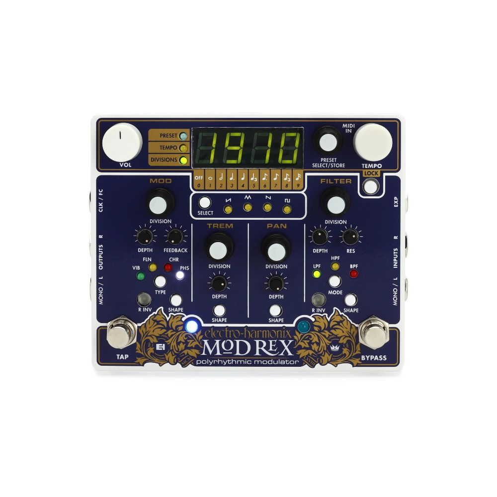 Electro-Harmonix Mod Rex Polyrhythmic Modulator Pedal