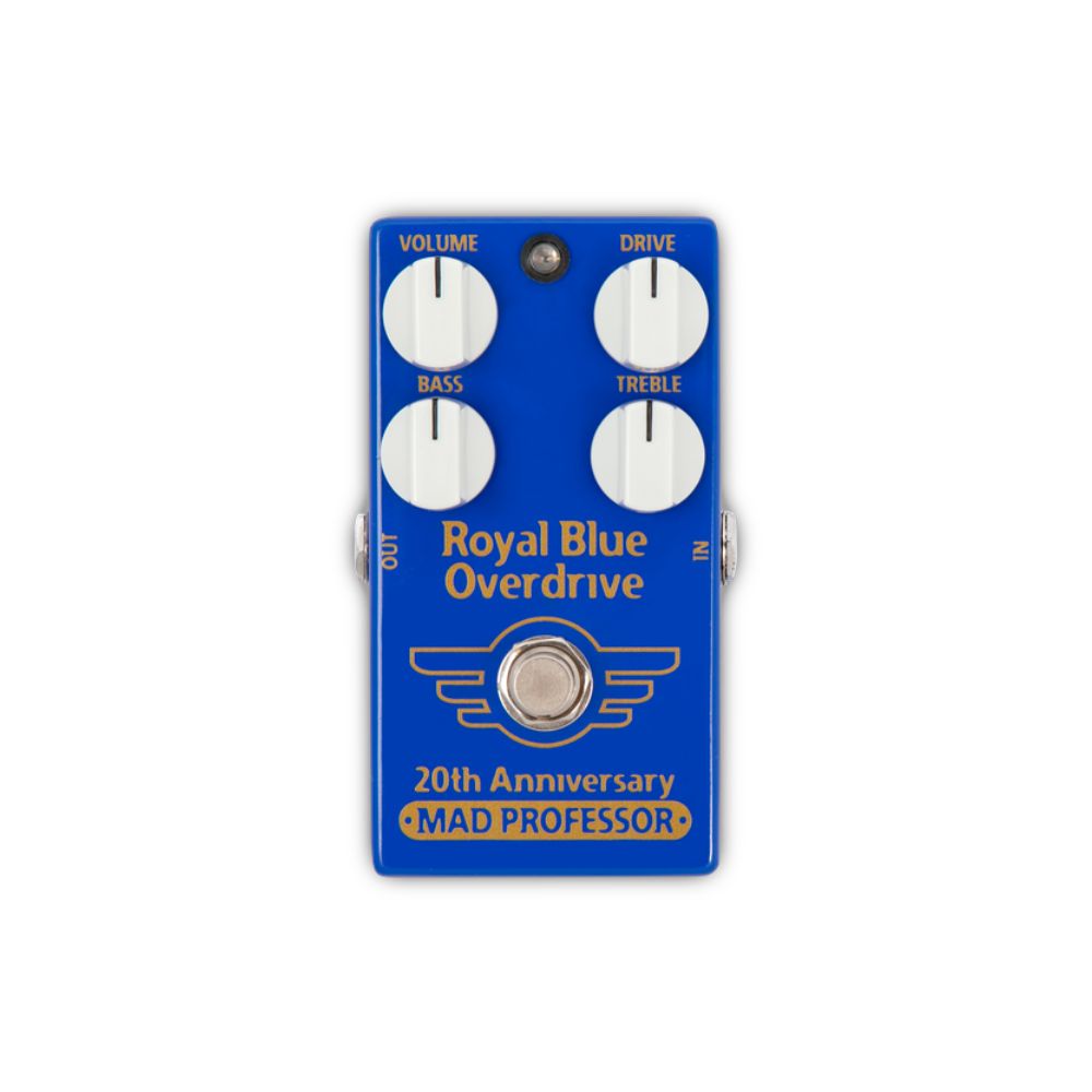 Mad Professor 20th Anniversary Royal Blue Overdrive Pedal