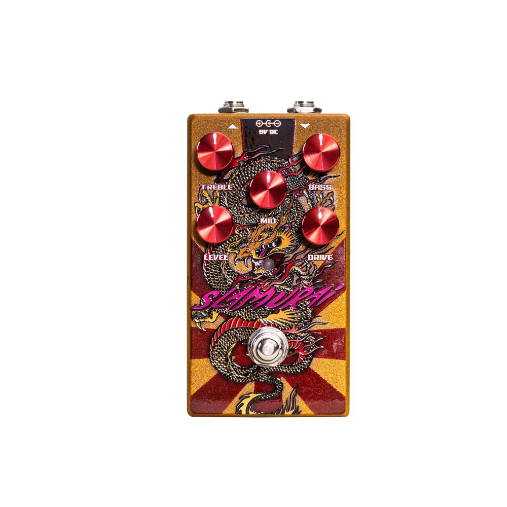 Allpedal Slamurai® Overdrive Amp-Like Overdrive & 3-Band EQ for Warrio –