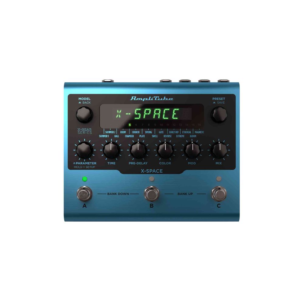 IK Multimedia AmpliTube X-SPACE Reverb Pedal Front