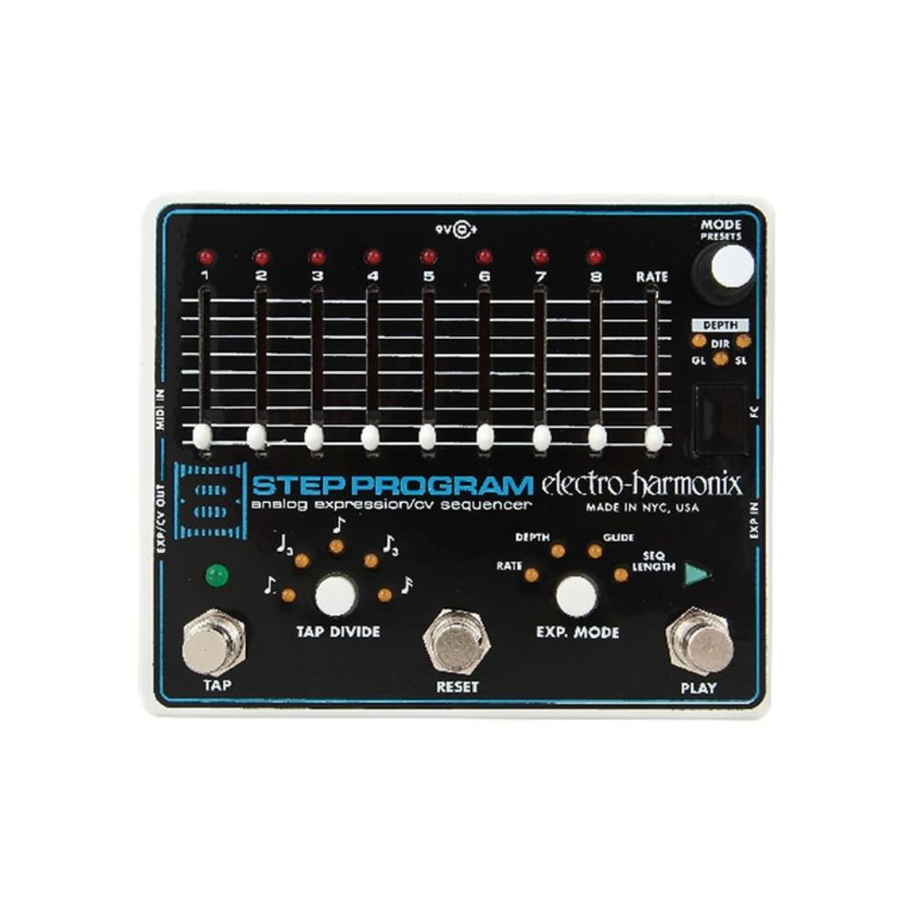 cv expression pedal Electro-Harmonix 8 Step Program Analog Expression / CV Sequencer Pedal – Stompbox.in
