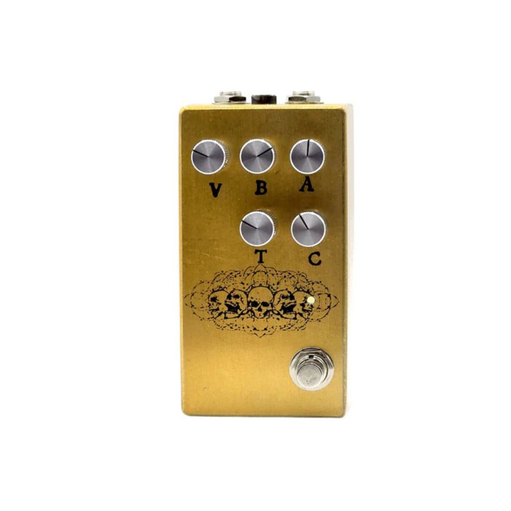gold guitar pedal Farm Pedals Subsoiler Heavy Fuzz Effect Pedal, Gold – Stompbox.in